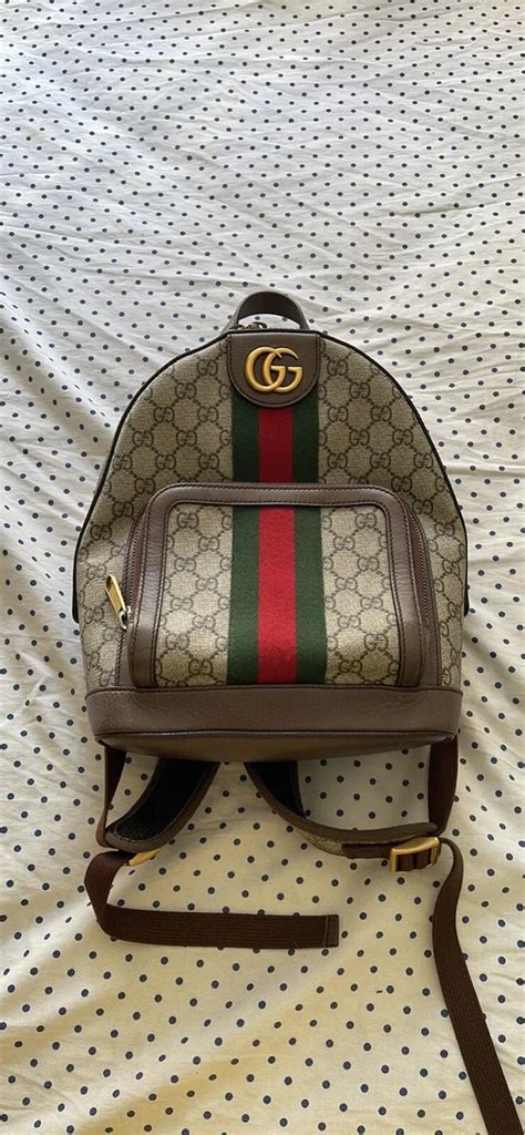 real gucci backpack|unisex gucci backpack.